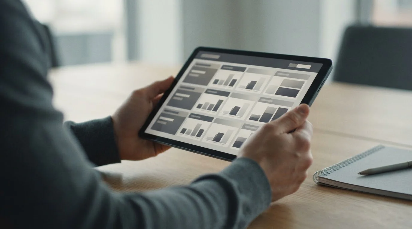 Übersicht verschiedener Wettanbieter auf einem Tablet-Bildschirm