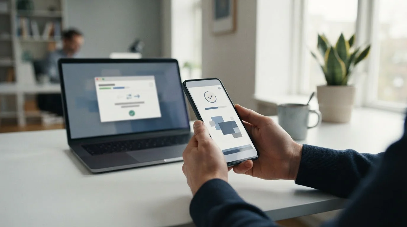 Digitaler Zahlungsprozess mit Kryptowährung am Smartphone