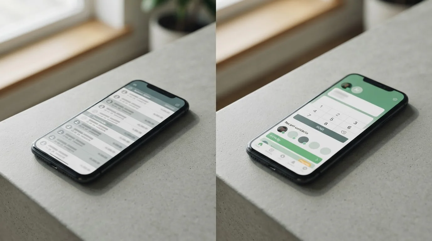 Smartphone mit SEPA-Instant-Überweisung im Vergleich zu herkömmlicher Banküberweisung